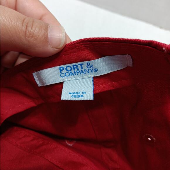 UH TDECU Stadium Dad Hat Cap‎ Cloth Strap Adjustable Red - Picture 7 of 7